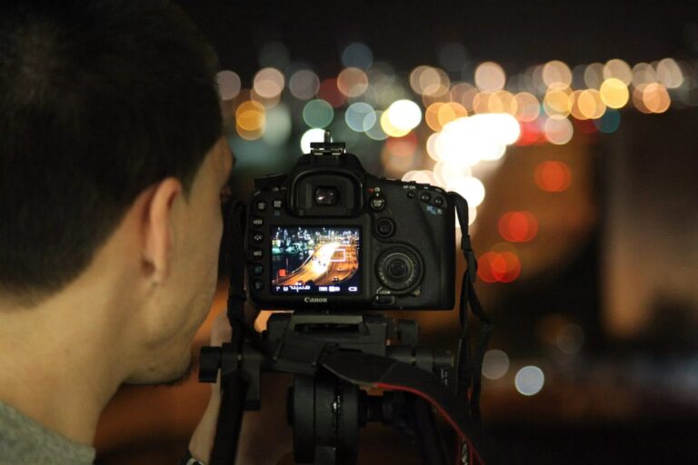 Matthew Hoyos behind the camera shooting time-lapse for Myami
