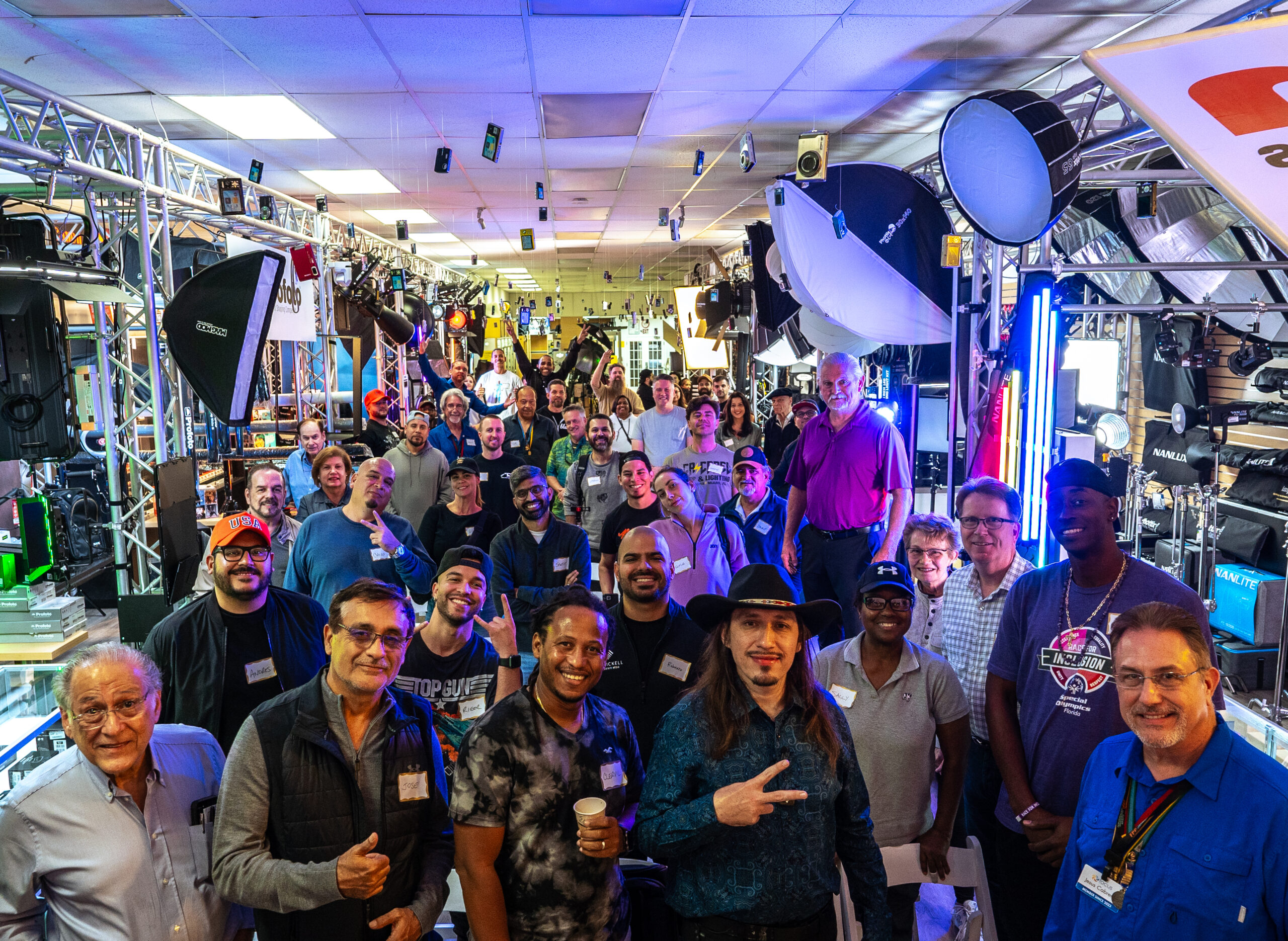 Matthew Hoyos at the Joy of Droning event, AVC store in Doral, 2024