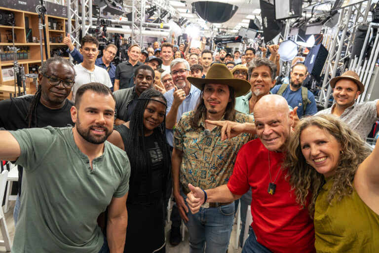 Group photo with attendees of the Mastering Drone Hyperlapses workshop, Professional Photographers Guild of Florida, 2025
