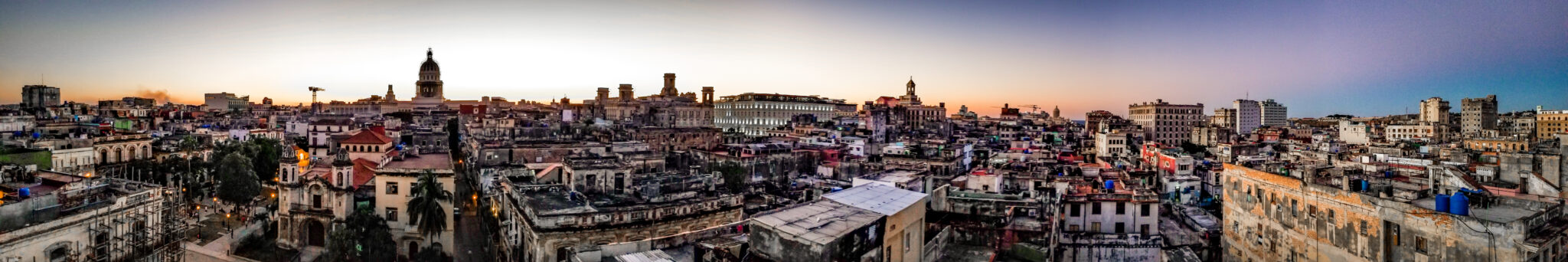 Old Havana, Cuba panorama by Matthew Hoyos