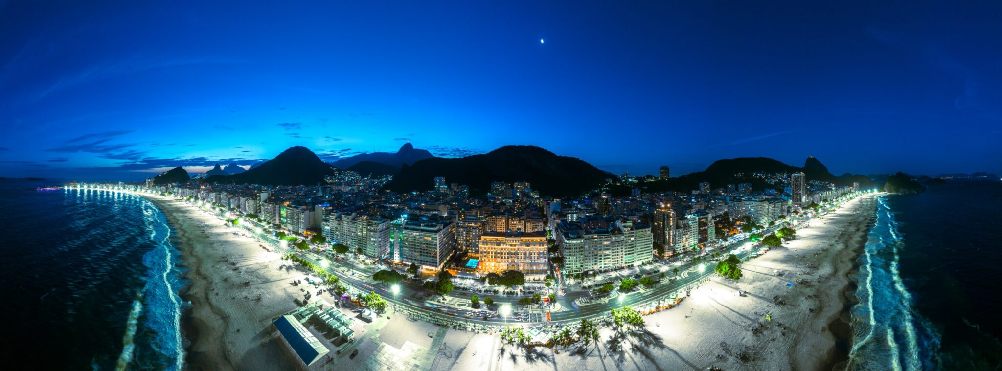 Copacabana, Rio de Janeiro, Brazil panorama by Matthew Hoyos