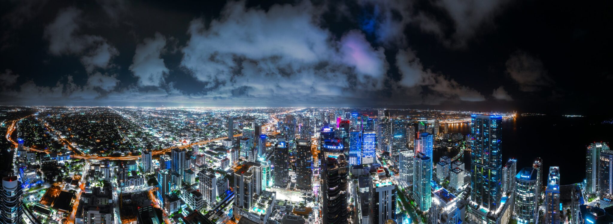 Downtown Miami panorama by Matthew Hoyos
