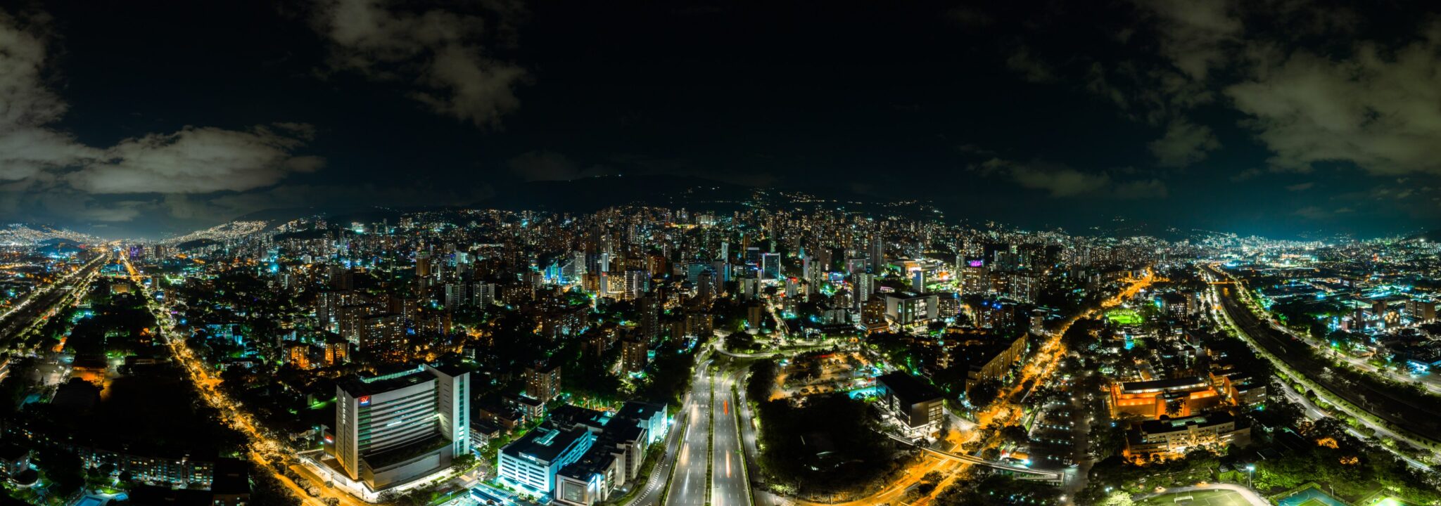 Medellín, Colombia panorama by Matthew Hoyos