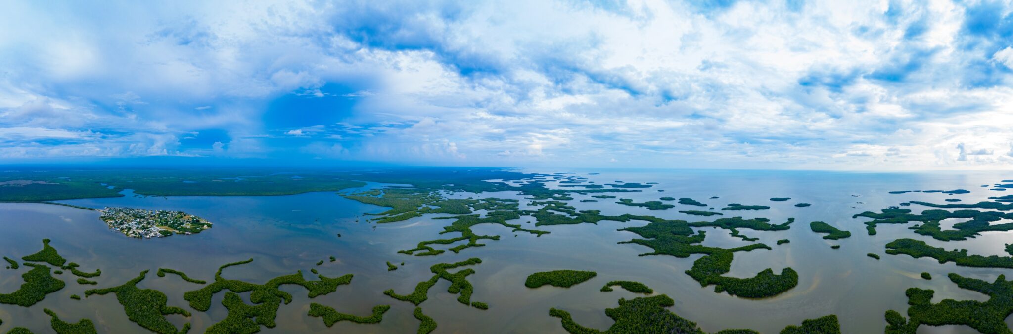 Ten Thousand Islands, Chokoloskee panorama by Matthew Hoyos